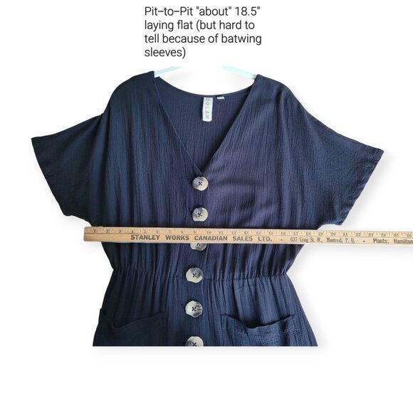 Anthropologie Dolan black Tami tencel cropped jumpsuit size XS EUC - Picture 8 of 15